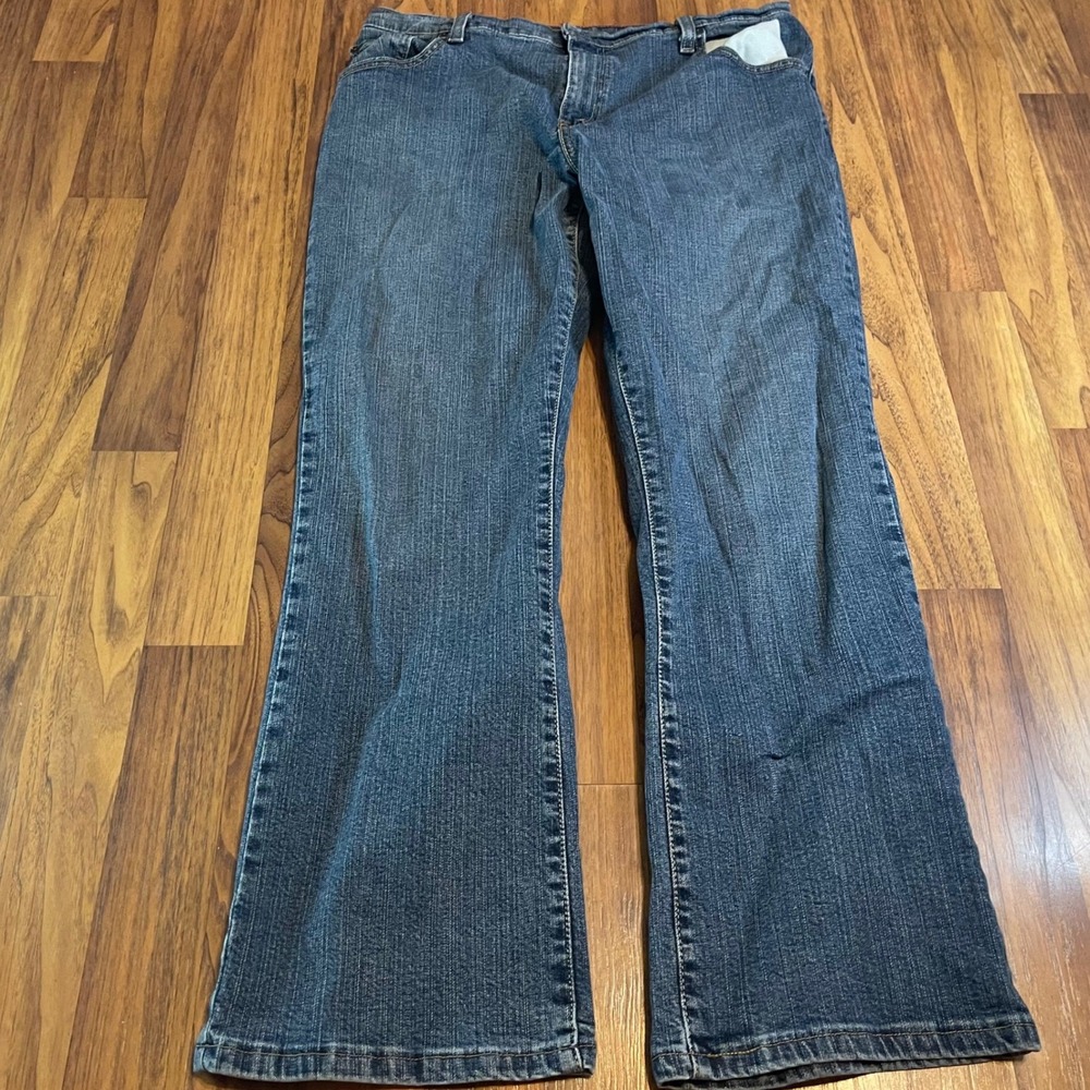 Levis 550 Relaxed Fit Jeans Womens 14 S Blue Denim Stretch Flare 2007 Vintage